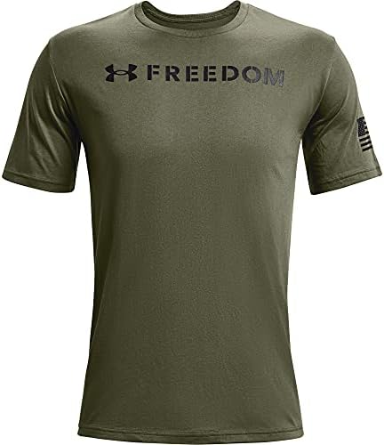 Zırh altında erkek Yeni Özgürlük Bayrağı Kalın T-Shirt