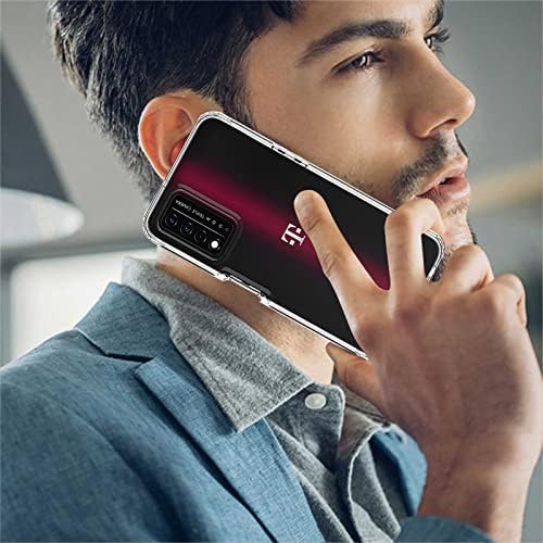 YRH için T-Mobile REVVL V Artı 5G Durumda 6.82 inç 2021, 9H Cam Ekran Koruyucu ile, şeffaf 2'si 1 Arada Tam Vücut Darbeye