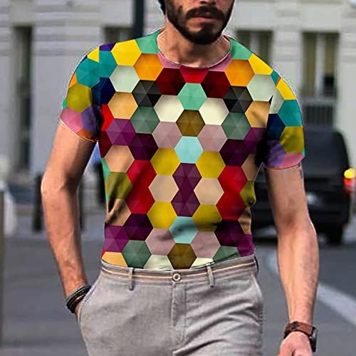Erkekler grafikli tişört Hipster Hip Hop Kravat Boya Baskı Tee Gömlek Kısa Uzun Kollu Renk Bloğu Graffiti Casual Tops Ceket