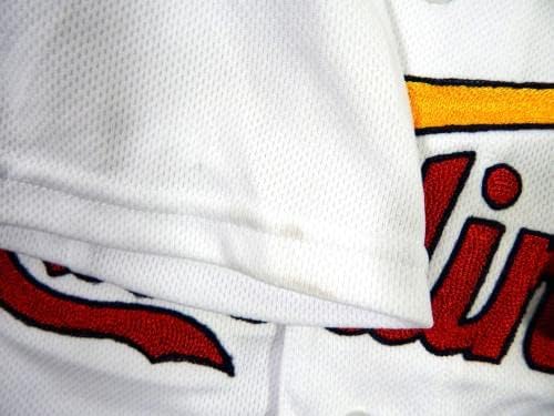 2020 St. Louis Cardinals Max Schrock 55 Oyun Yayınlanan İkinci El Forması Brock 20 P 42 7 - Oyun Kullanılan MLB Formaları