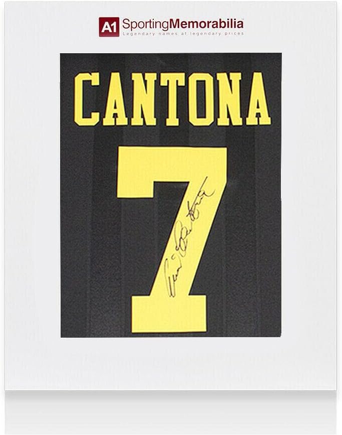 Eric Cantona İmzalı Manchester United Forması-1994, Deplasman, 7 Numara-Hediye Kutusu İmzalı Futbol Formaları