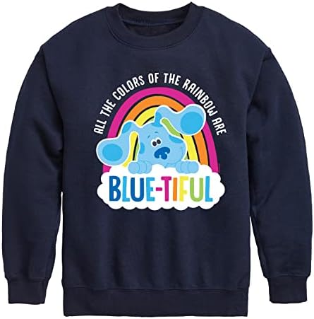 Hibrit Giyim-Mavi ipuçları ve Siz! - Gökkuşağının Renkleri-Yürümeye Başlayan Çocuk ve Genç Sweatshirt