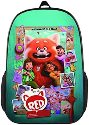 Dönüm Kırmızı Sırt Çantası Gençler okul çantası laptop çantası İçin sırt çantası Büyük Kapasiteli seyahat sırt çantası 17