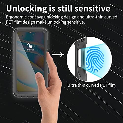 Hllhunkhe için Samsung Galaxy A13 5G Su Geçirmez Kılıf ile Dahili Ekran Koruyucu-Sağlam Tam Vücut Sualtı Toz Geçirmez Darbeye