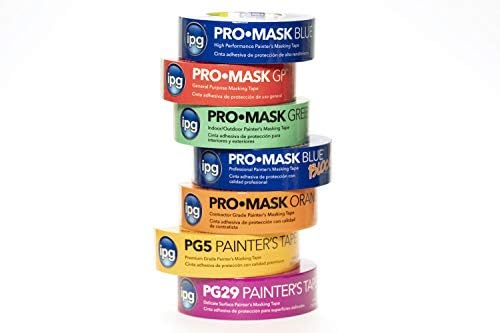 BLOC-It'li IPG ProMask Blue, Premium 14 Günlük Maskeleme Bandı, 0,70 x 60 yd, Mavi, (Tek Rulo)