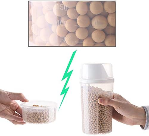 LLRYN Tahıl saklama kutusu Mühürlü Kutular Ev Mutfak Plastik Şeffaf Kavanoz Erişte ile Kaplı Çeşitli Tahıl saklama kutuları
