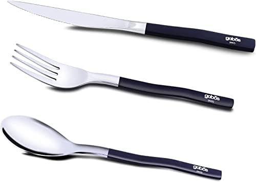 Gobos sofra Takımı Seti Premium 18/0 (430) paslanmaz Çelik çatal bıçak kaşık seti Yemek kaşığı yemek çatalı kaşık seti (10