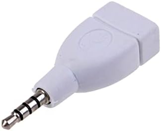 rgzhihuifz USB Dişi 3.5 mm Jack Erkek Ses Dönüştürücü Adaptör (2'li Paket)