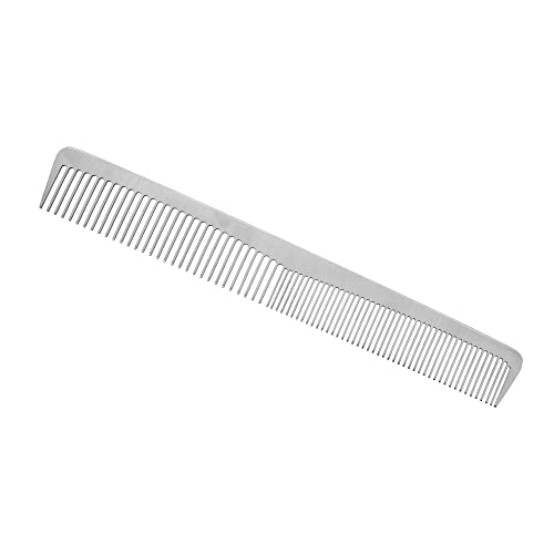 VOCOSTE Klasik Şekillendirici Kompakt Tarak, Dolaşık Açıcı Tarak, Saç Şekillendirme için Paslanmaz Çelik, Gümüş Ton, 2,5