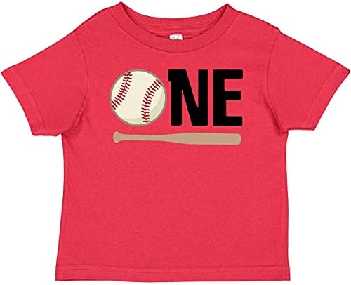 ınktastic 1st Doğum Günü Beyzbol Erkek İlk Bebek T-Shirt