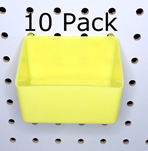 Aletler, El Sanatları için Küçük Plastik Sarı Saklama / Parça Kutuları-10 Paket