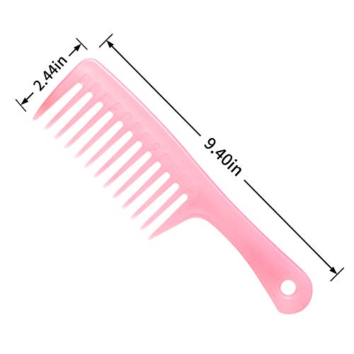 Geniş diş tarağı Saç tarakları: Kıvırcık saçlar için 2 adet geniş diş tarağı,siyah saç, kalın saç, ince saç, ıslak saç, duş