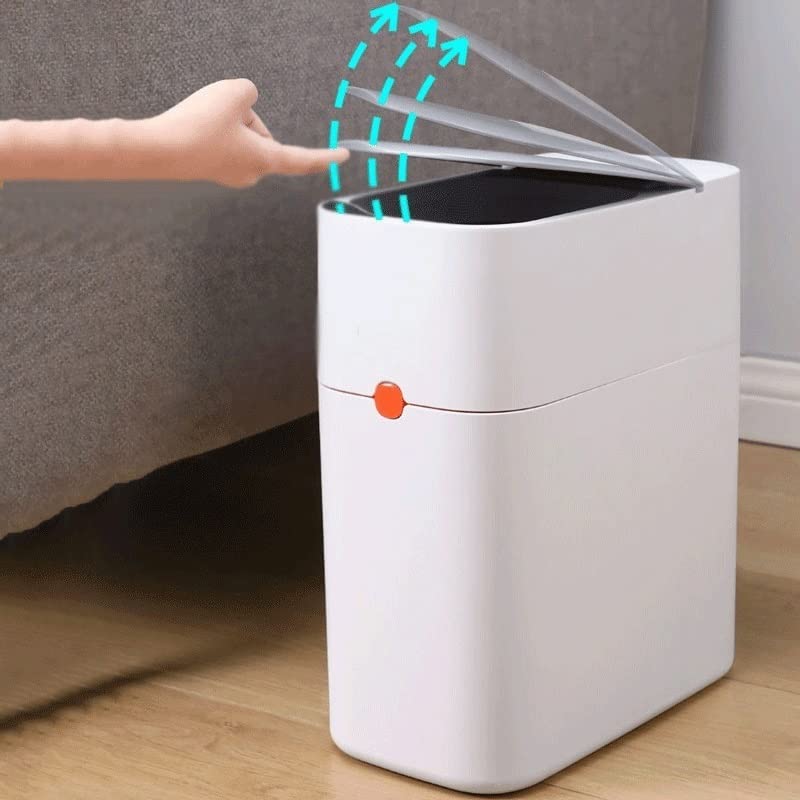 ANMMBER Otomatik sensörlü çöp kovası Can Mutfak Köşe Akıllı çöp tenekesi Karter Dökümü Banyo çöp kutusu Tuvalet
