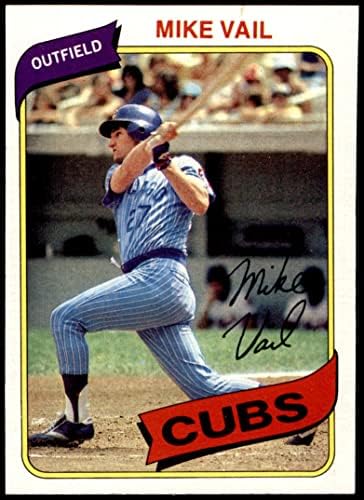 1980 Topps 343 Mike Vail Chicago Cubs (Beyzbol Kartı) NM / MT Cubs