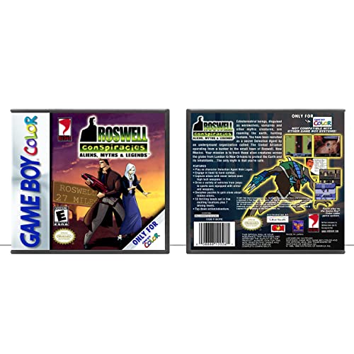 Roswell Komploları: Uzaylılar, Efsaneler ve Efsaneler / (GBC) Game Boy Color-Yalnızca Oyun Durumu-Oyun Yok