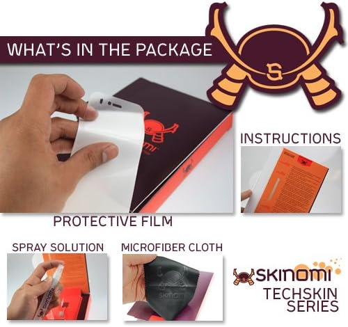Skinomi Tam Vücut Cilt Koruyucu ile Uyumlu LG G Flex 2 (Ekran Koruyucu + arka kapak) TechSkin Tam Kapsama Temizle HD Film