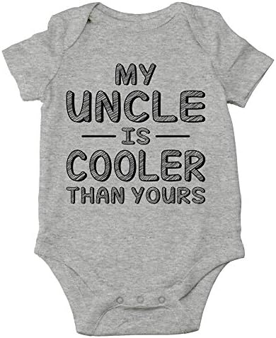 Amcam Seninkinden Daha Havalı-Bebek Kıyafeti Olmak için Komik Amca-Sevimli Bebek Tek Parça Bebek Tulumu