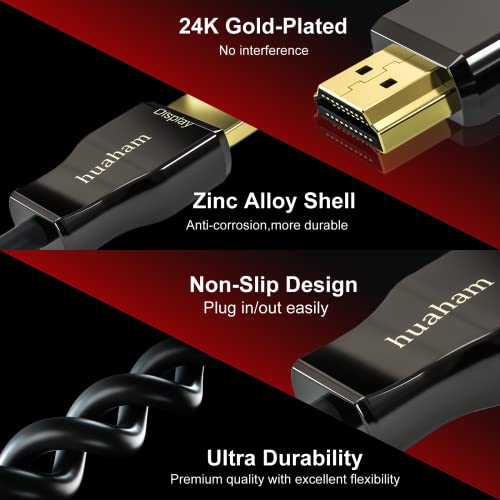 8 K Fiber Optik HDMI Kablosu, CL3 Anma 8 K HDMI Kablosu Ultra yüksek Hızlı 48 Gbps, destek 8K60Hz, 4K120Hz, dinamik HDR 10,