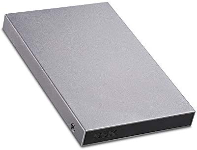 SSK Alüminyum USB3.0-SATA 2.5 Harici Sabit Disk Muhafaza Adaptörü, 2.5 inç 9.5 mm 7mm SATA HDD ve SSD için Ultra İnce Sabit