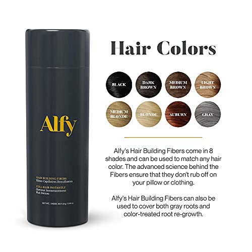 Alfy Başlangıç Kiti-Saçları İnceltmek için Saç Lifleri-Erkekler ve Kadınlar için Birinci Sınıf Keratin Saç Yapı Lifleri-Mevcut