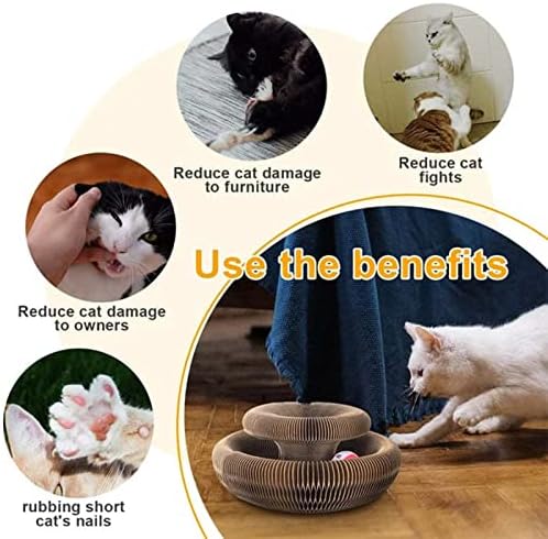 Pet Tırmalama Tahtası, Organ Kedi Tırmalama Tahtası Kedi Oyuncağı, Kedi Tırmalayıcı Karton Değiştirilebilir Oluklu Kağıt