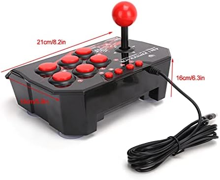 Zunate Arcade Dövüş Sopa, Evrensel Street Fighter Arcade Oyunları Kontrol, USB kablosu Mücadele joystick denetleyicisi için