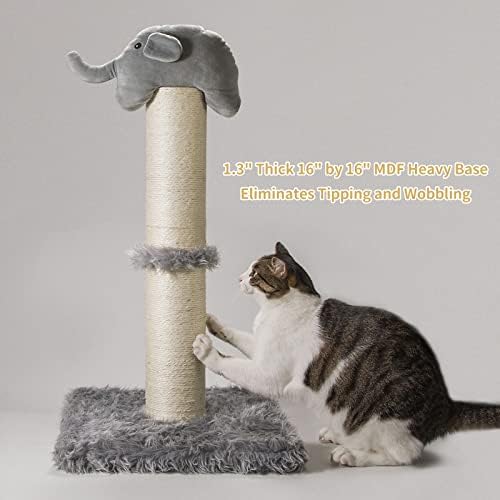 Qucey 32 İnç Boyunda Kedi tırmalama sütunu Kediler