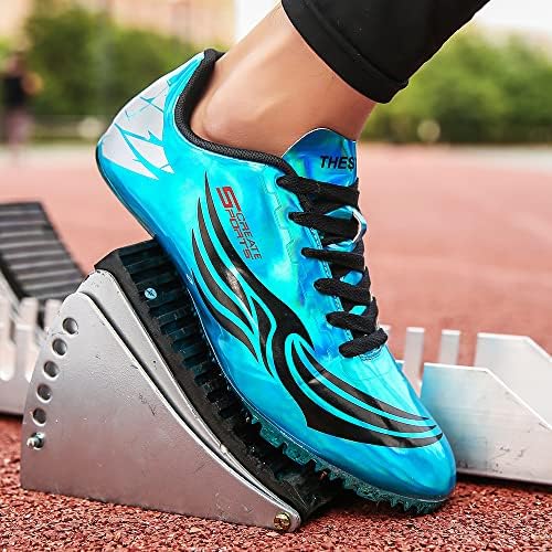 THESTRON Unisex Parça Sivri Koşu Sprint Ayakkabı Atletizm Ayakkabı Erkekler Kadınlar Çocuklar için Serin Yarış koşu ayakkabıları