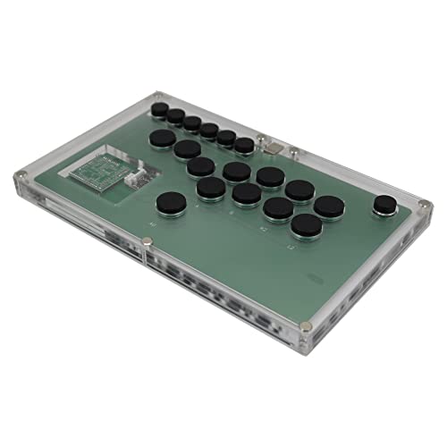TruBoost B1-PS5 Ultra İnce Tüm Düğmeler Hitbox Tarzı Arcade Oyun Denetleyicisi İçin PS5 / PS4 / PS3 / PC Çalışırken Değiştirilebilir