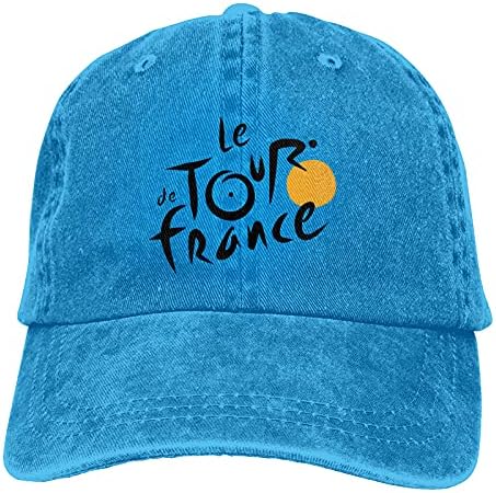 Le Fransa Turu Sloganı Kovboy Şapkaları Unisex Ayarlanabilir Vintage Beyzbol Kapaklar Siyah