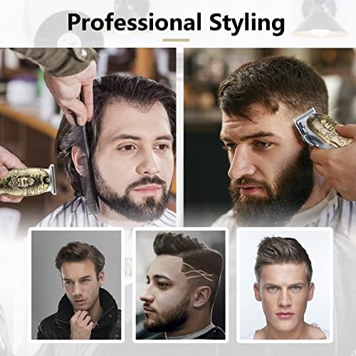 Erkekler için Soonsell saç kesme makineleri Erkekler için profesyonel ve sakal Düzeltici seti, Erkek saç kesme Makineleri
