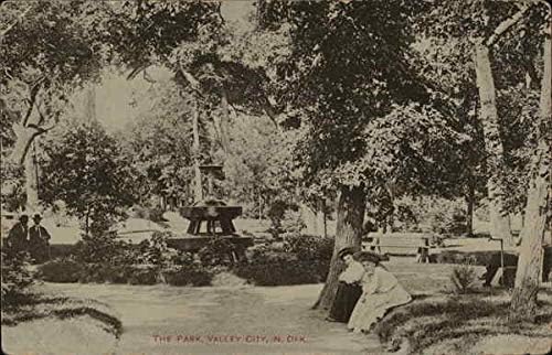 Park Valley City, Kuzey Dakota ve Orijinal Antika Kartpostal