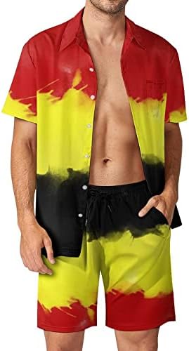 IJKEID Yüzme yarış kıyafeti Erkek Erkek Yaz Hawaii Sahil Tatil Plaj Dijital 3D Baskı Kısa 3x eşofman Takımları