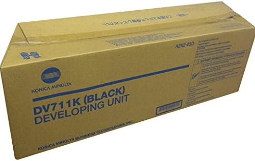 A2X203D DV711K Orijinal Konica Minolta Geliştirici, 120000 Sayfa Verimi, Siyah