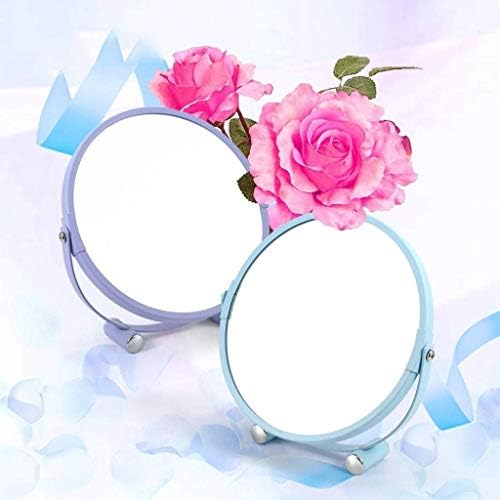 HTLLT Güzellik makyaj aynası Yatak Odası makyaj Aynaları Silindirik Taban Çok Renkli Çift Taraflı banyo aynaları Yaratıcı