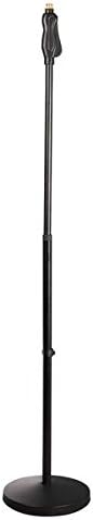 Pyle Evrensel Mikrofon Standı-M-6 Mikrofon Montaj Tutucusu ve Yüksekliği 27,5” ila 57,5” inç Yüksekliğinde, Kompakt Yuvarlak