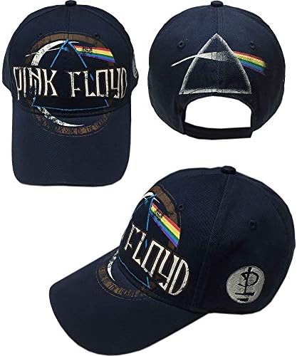 Pink Floyd erkek Ayın Karanlık Yüzü Albümü Sıkıntılı (Lacivert) Beyzbol Şapkası Donanma