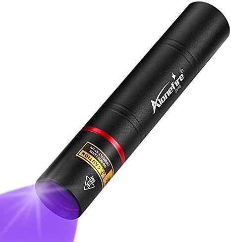 Alonefire SV16 5 W küçük UV el feneri 365nm USB şarj edilebilir taşınabilir ultraviyole siyah ışık Mini leke mineraller para