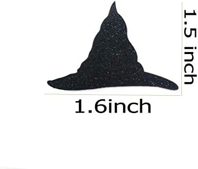 50 Siyah cadı şapkası Konfeti Cadılar Bayramı Konfeti Cadılar Bayramı Partisi Masa Konfeti Cadılar Bayramı Doğum Günü Dekor