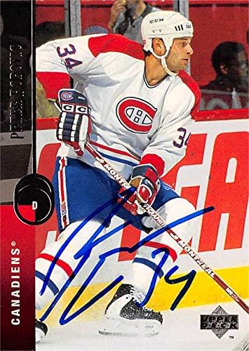 İmza Deposu 620209 Peter Popovic İmzalı Hokey Kartı-Montreal Canadiens, SC - 1995 Üst Güverte No. 428