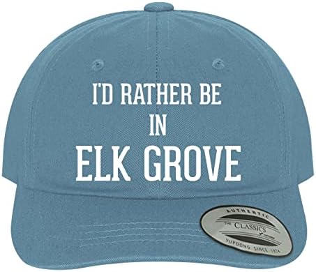 Elk Grove'da Olmayı tercih ederim - Yumuşak Baba Şapkası Beyzbol Şapkası