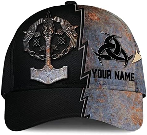 Desantiago-Erkek Viking Şapka Ayarlanabilir Şapka, Hediyeler için Kardeş Yetişkin, Aile, Arkadaşlar manyetik dönüşlü dünya