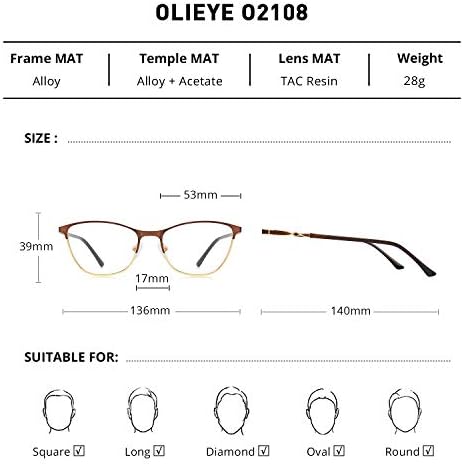OLIEYE Kedi Göz okuma gözlüğü Kadınlar İçin Retro Tasarım Okuyucu Bilgisayar Gözlükleri yaylı menteşeler