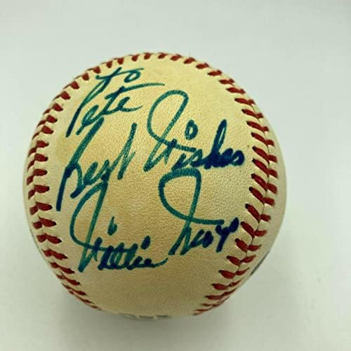 1970'ler Willie Mays, Eşi İmzalı Beyzbol Topları Tarafından İmzalanan Ulusal Beyzbol Ligi ile Anlaştı