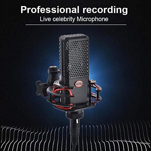 KXDFDC Dayanıklı Mikrofon Klasik Narin Doku 240Pro Gürültü Azaltma Mikrofon Kondenser Mikrofon Kiti Stüdyo Canlı Yayın için