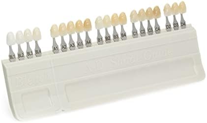 20 Renk Diş Diş Gölge Kılavuzu Porselen Malzeme Kurulu Protez Diş Bleach Beyazlatma