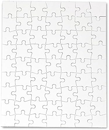 Hygloss Ürünleri Boş Yapboz – Compoz-A-Puzzle – 8,5 x 11 inç-12 Parça, 100 Yapboz