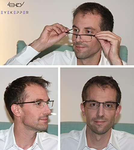 Eyekepper, Erkekler için Birlikte Verilen 5 Paket Vintage Okuma Gözlüklerinde %10 Tasarruf ve 3 Paket Yarım jant Okuyucular