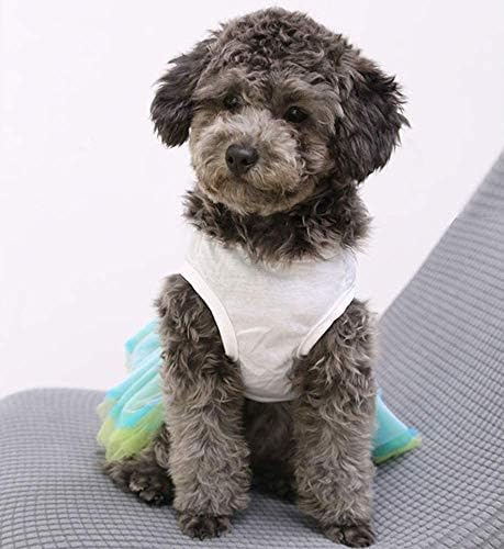PİXRİY Köpek Elbise Tutu Etek Prenses Köpek Elbise Yelek Sevimli Bahar Yaz Pet Giyim Giyim Küçük Köpekler ve Kediler için