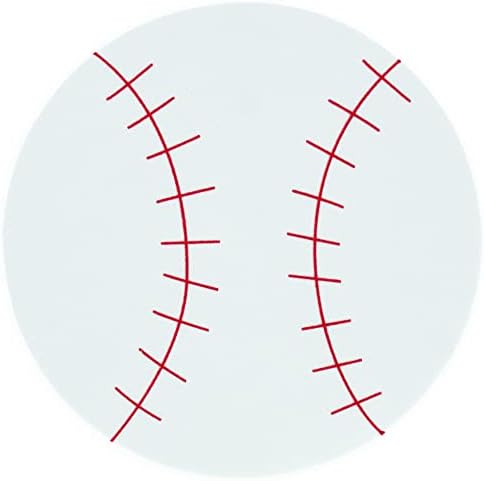 Köpük Beyzbol Şekli Kesikler DIY Craft 4.3 İnç